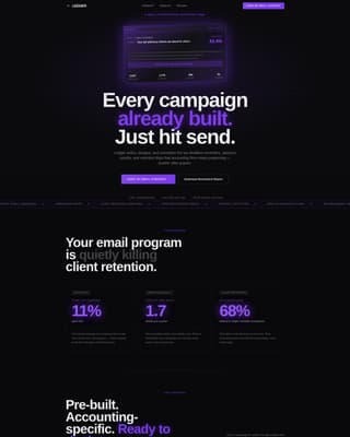Accounting Firm Software Professional Website Template
