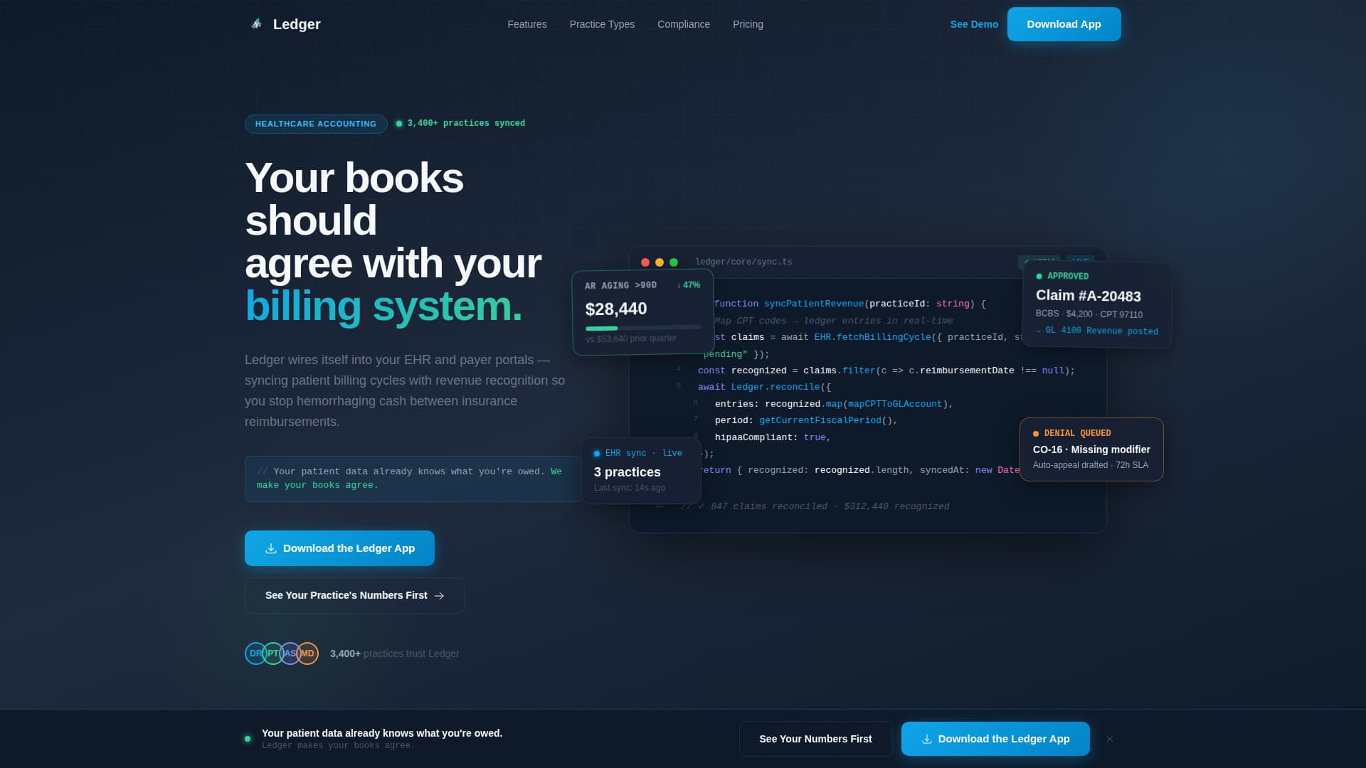 Accounting Firm Software Professional Website Template