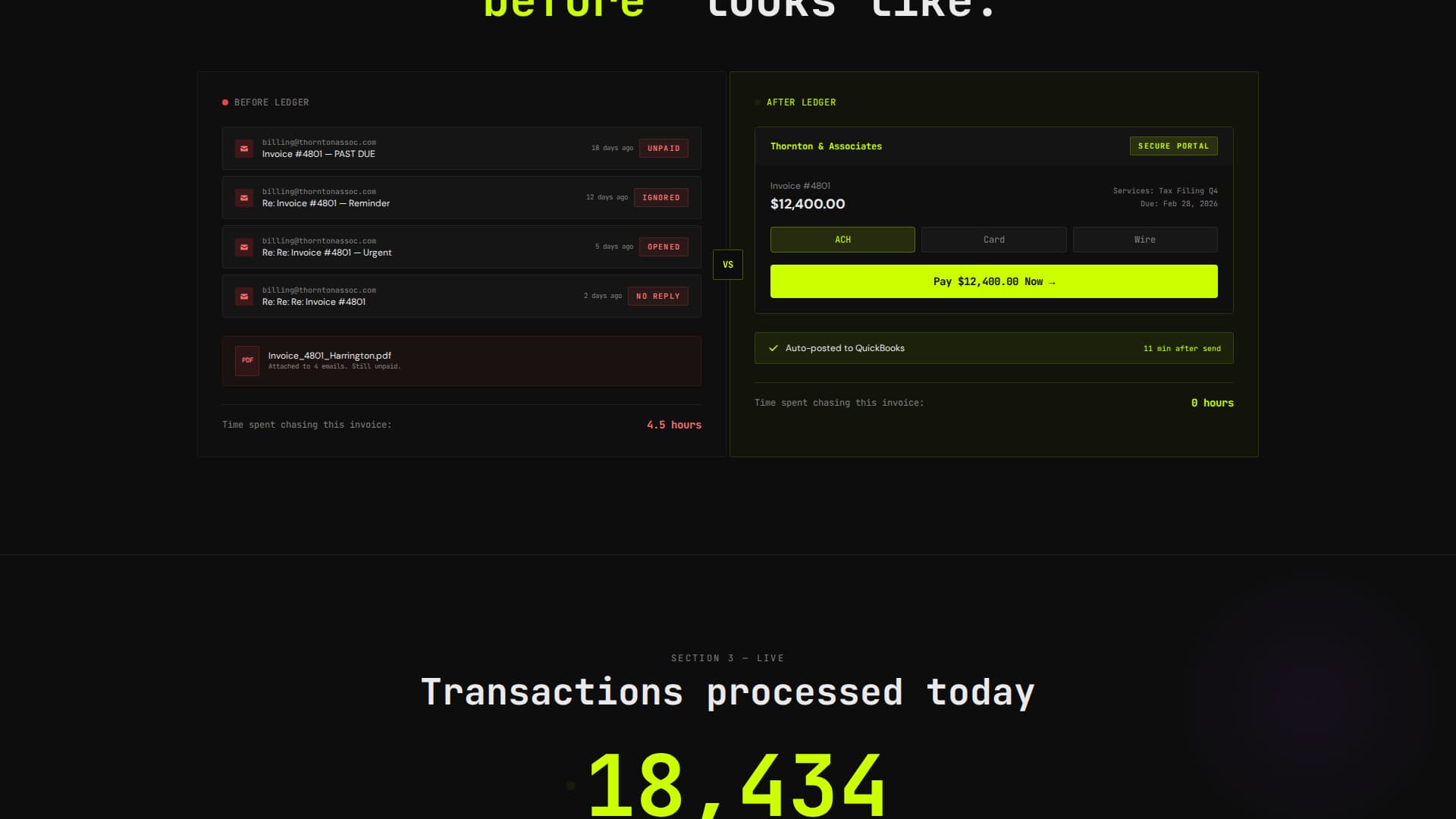 Accounting Firm Software Cost Calculator Website Template