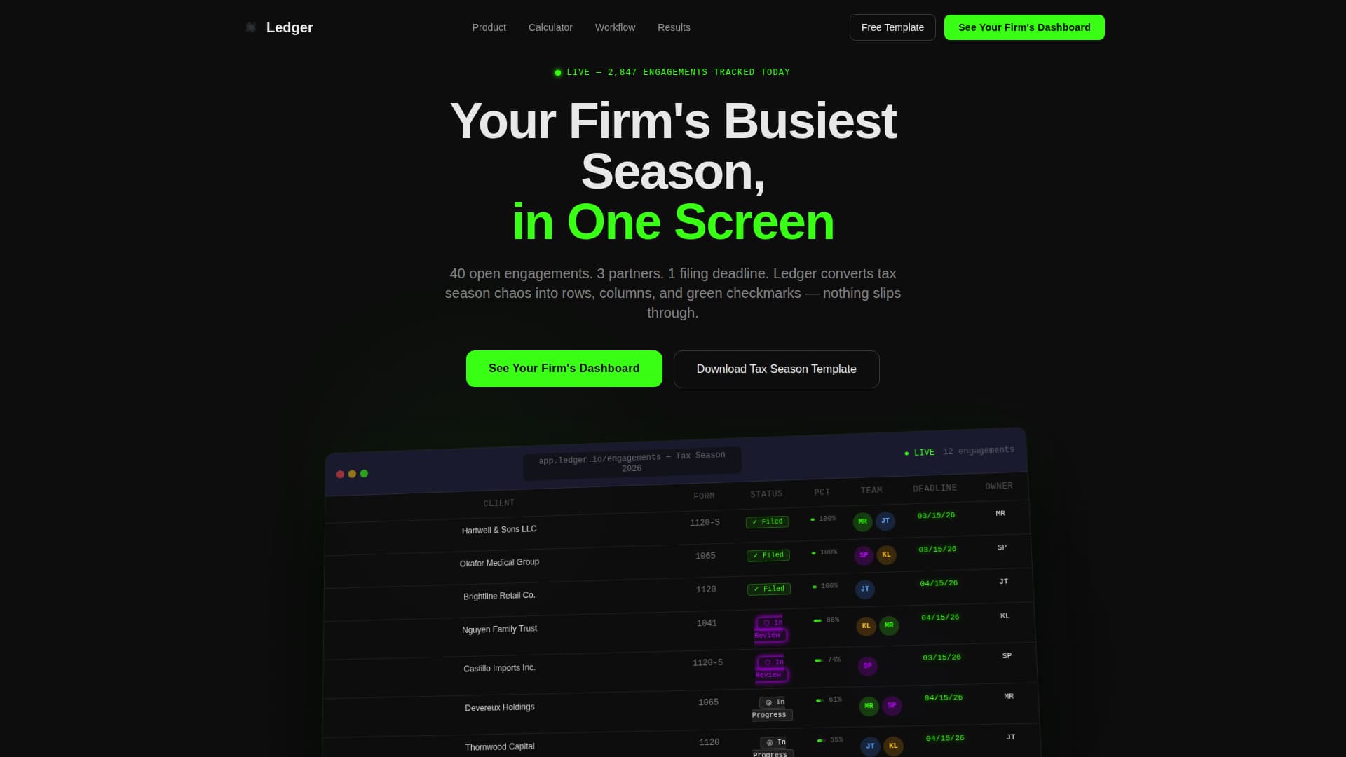 Expert Accounting Firm Software Cost Estimator Website Template