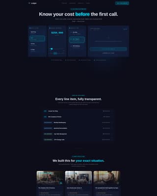 Accounting Firm Software Pricing & Packages Website Template
