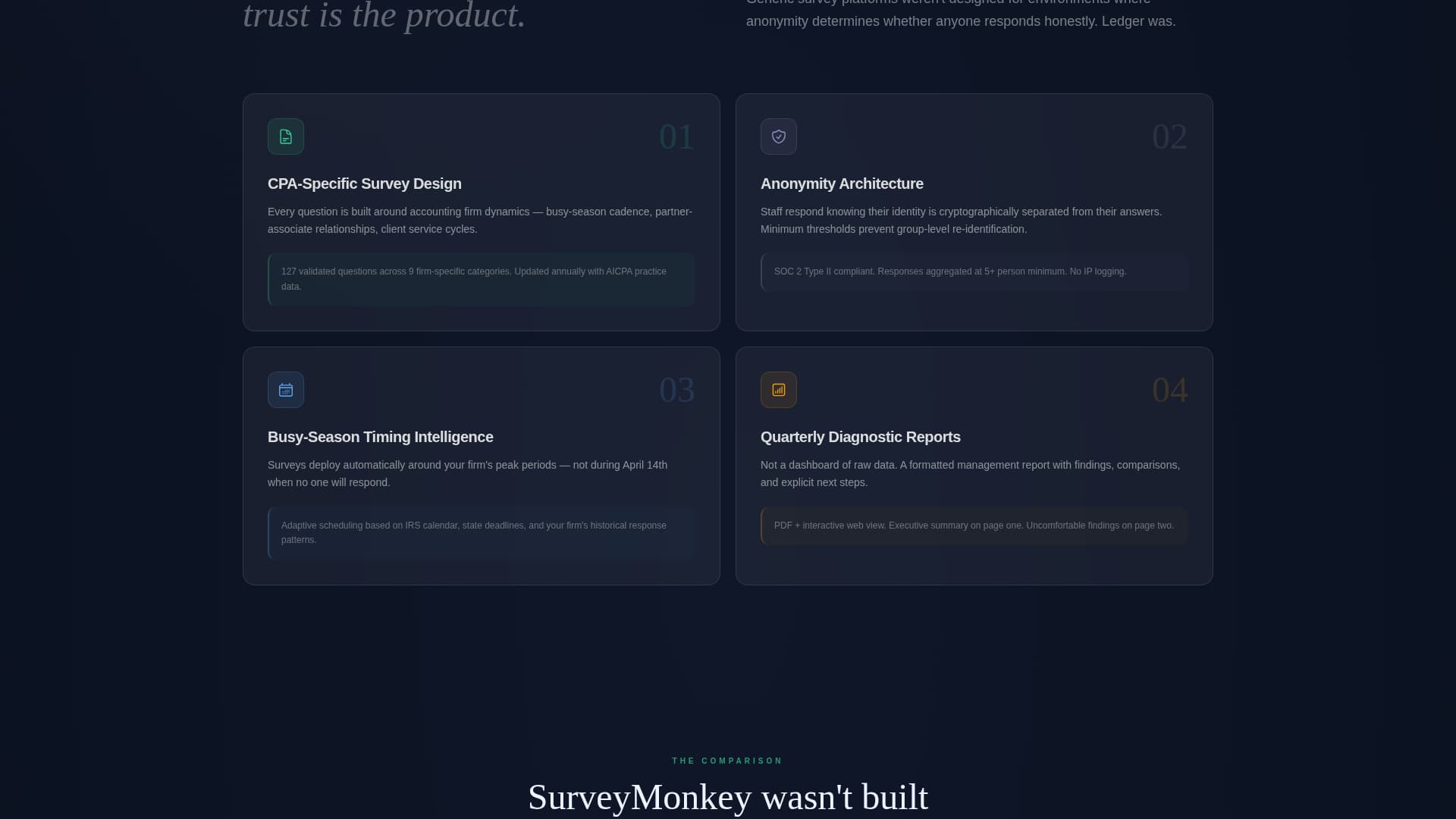Accounting Firm Software Comparison Website Template
