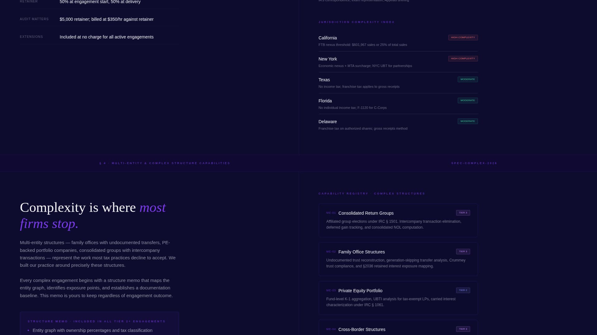 Atlas — Compliance-Focused Accounting Landing Page Template