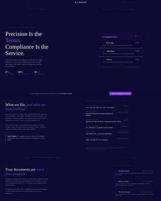 Atlas — Compliance-Focused Accounting Landing Page Template