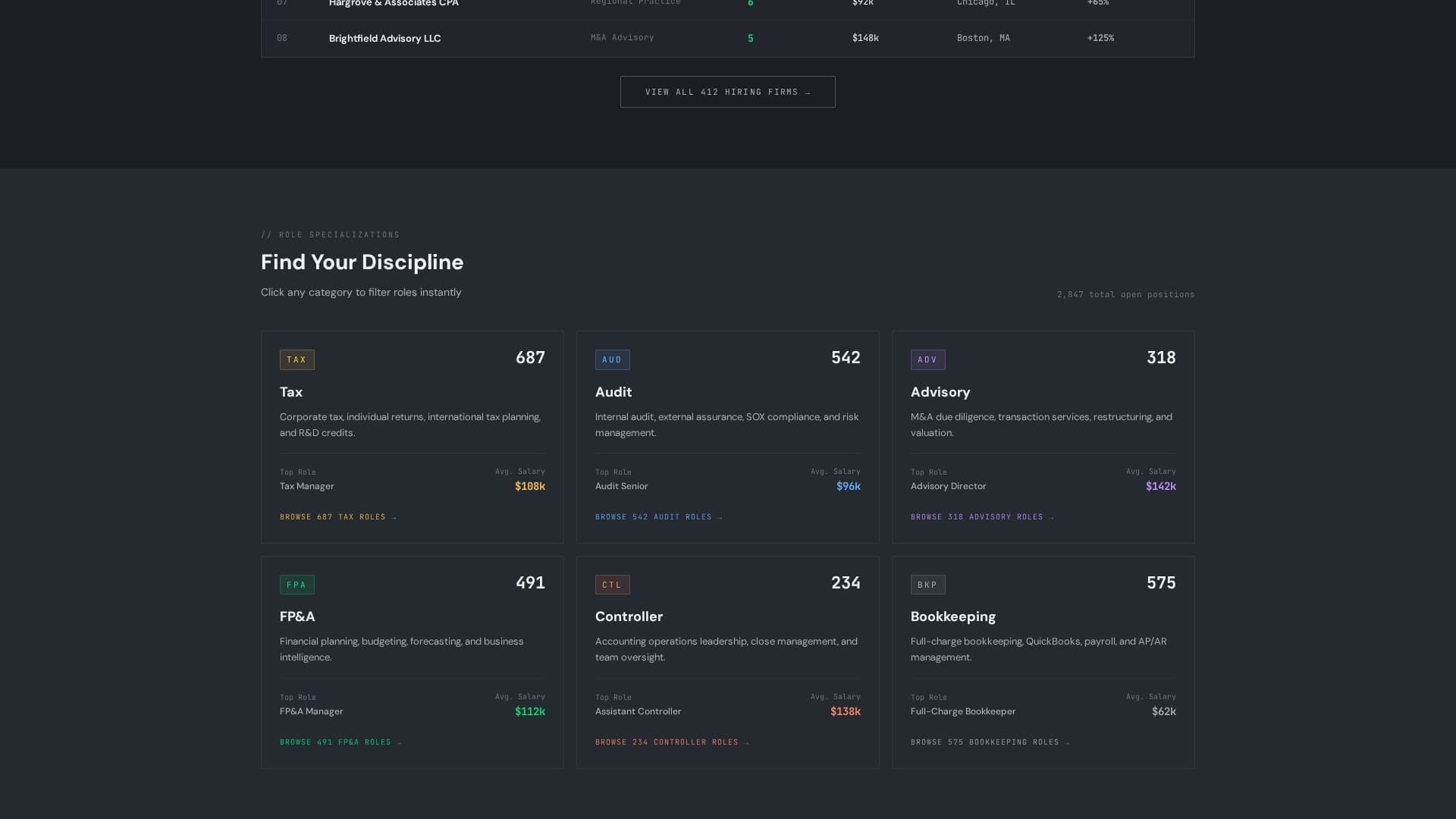 Accounting Digital Presence Careers & Recruitment Website Template