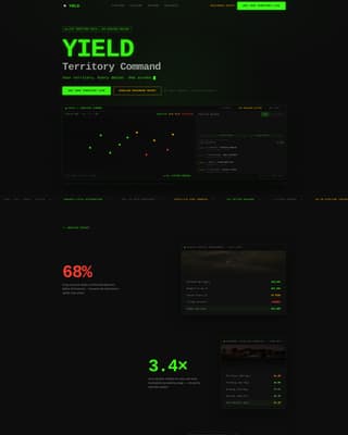 Yield - Powerful Agriculture Landing Page Template