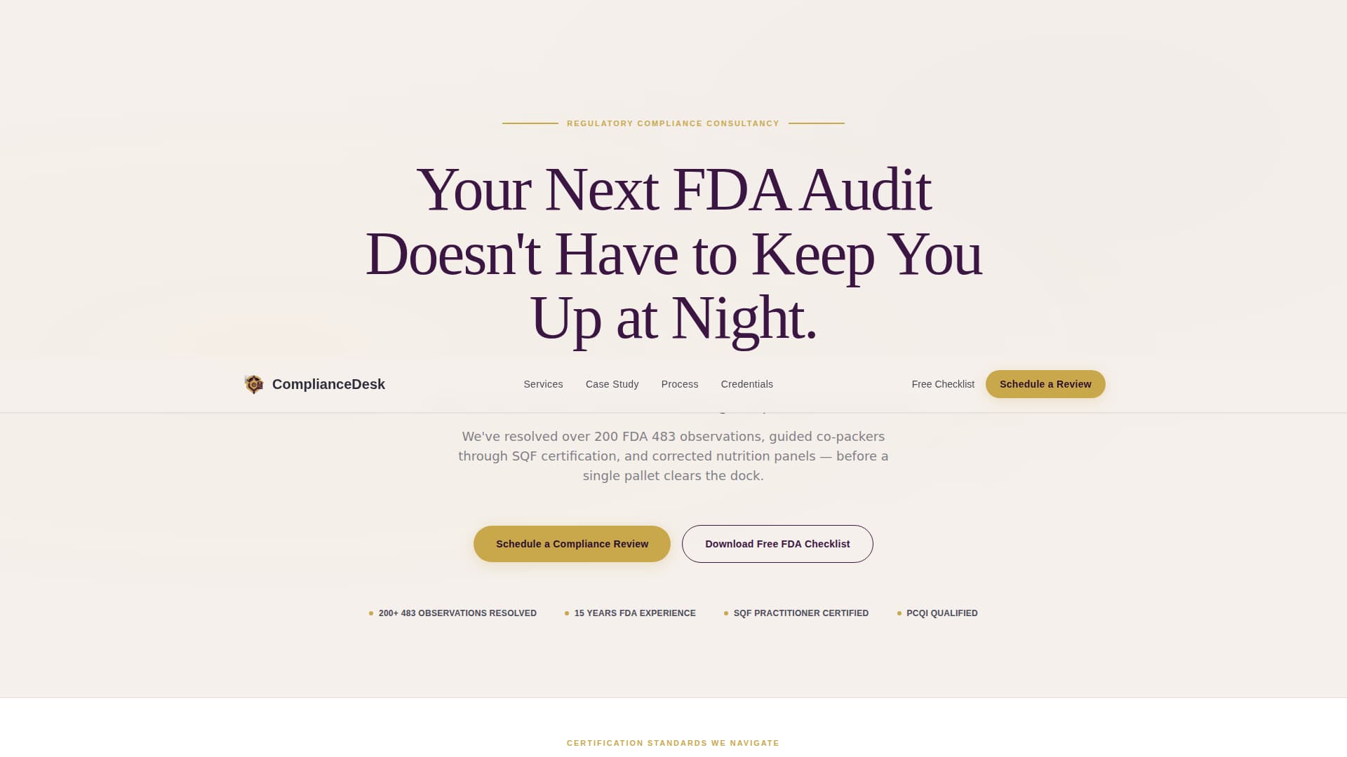 Food & Beverage Consulting Directory Website Template