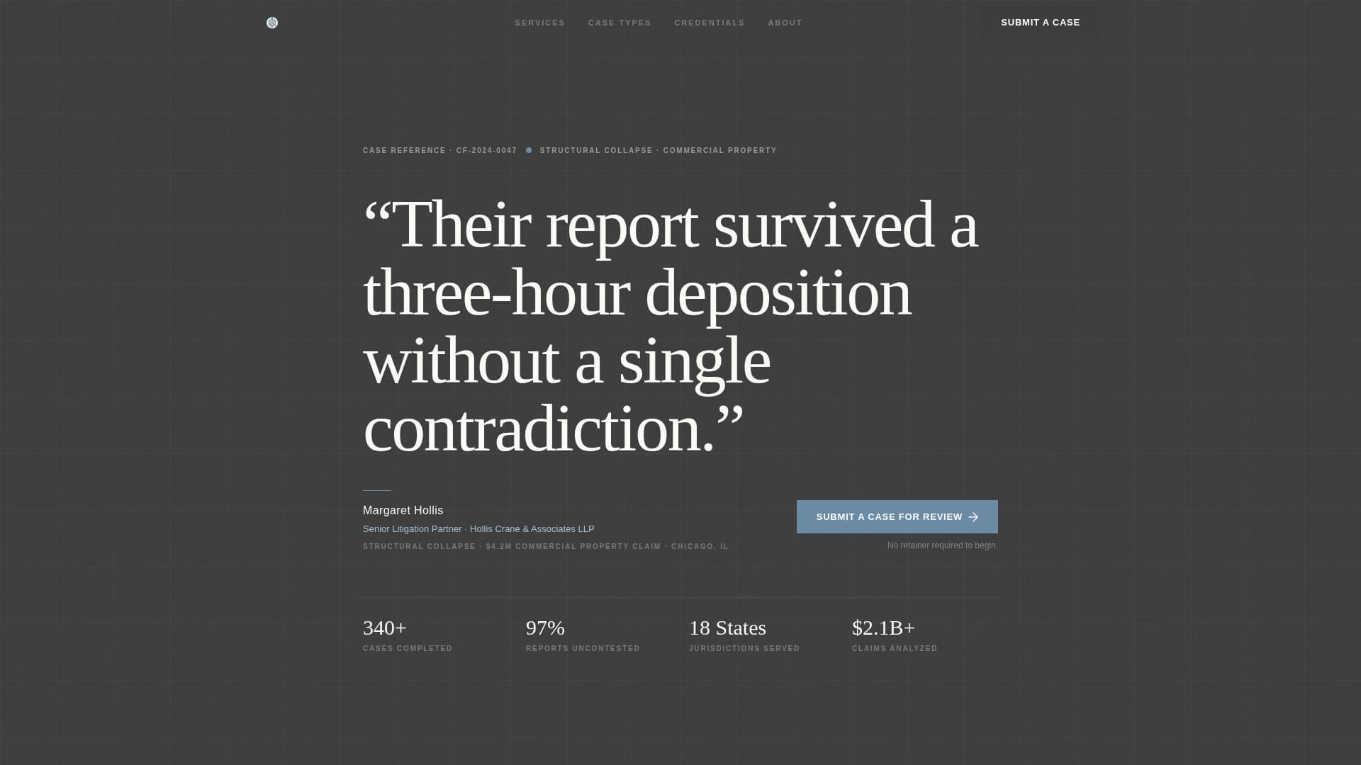 Engineering Consulting Reviews Website Template