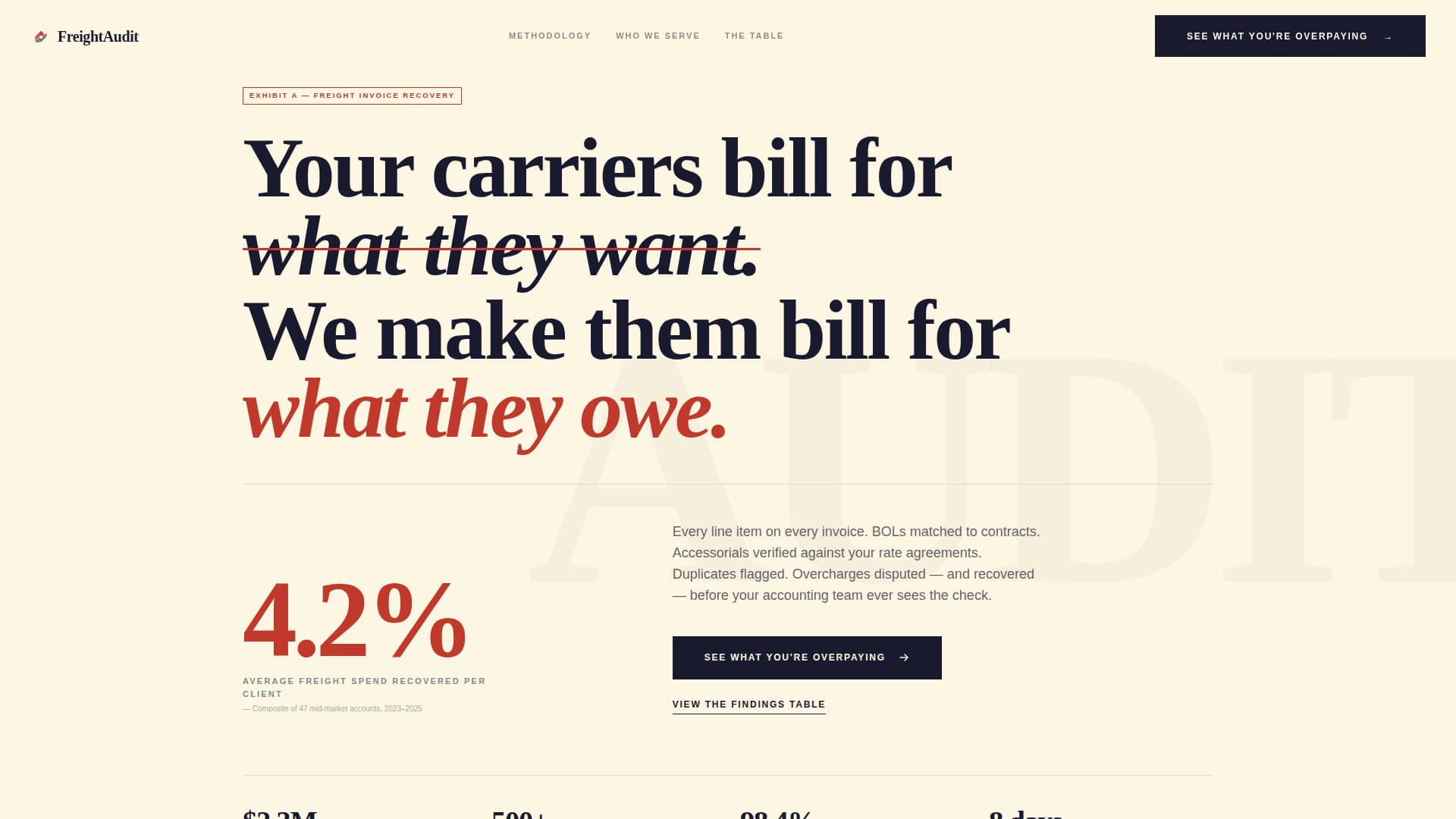 Supply Chain & Procurement Booking Website Template