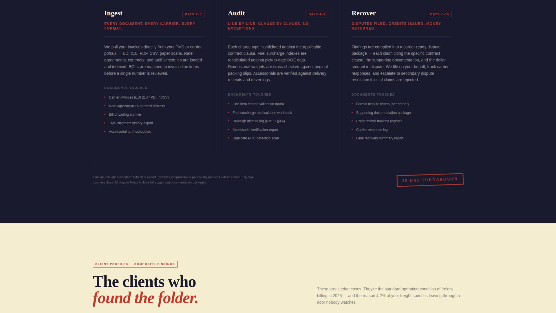 Supply Chain & Procurement Booking Website Template