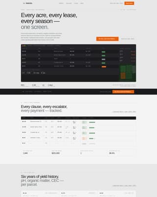 Parcel - Powerful Agriculture Landing Page Template