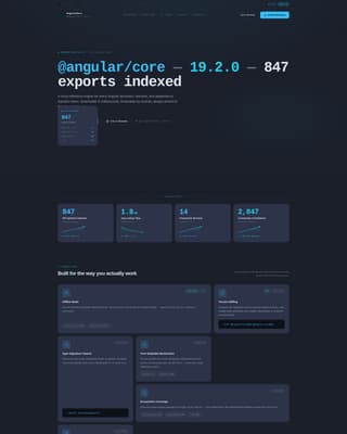 Developer Documentation Specialist Professional Website Template