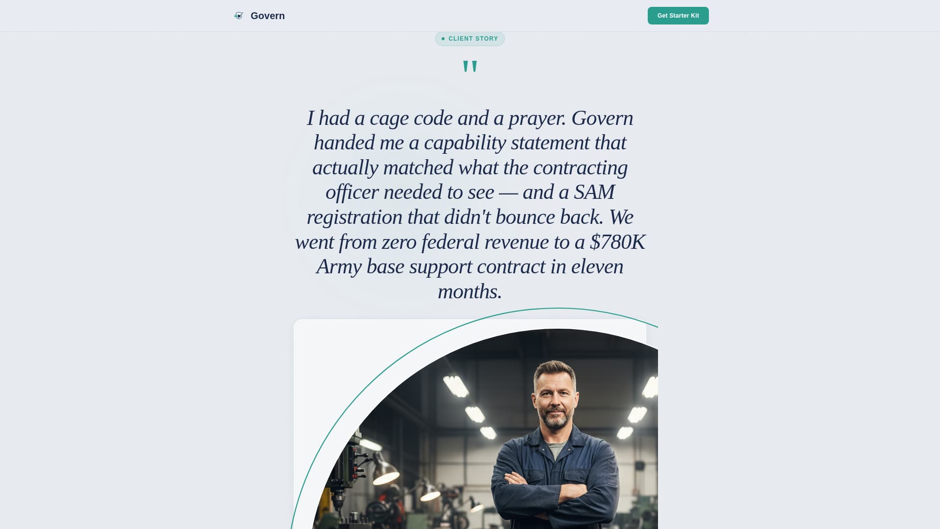 Govern - Decisive Governmentconsulting Landing Page Template