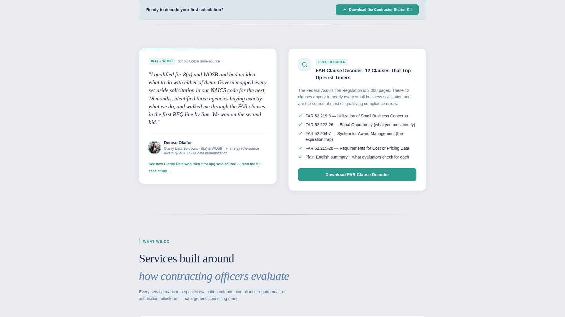 Govern - Decisive Governmentconsulting Landing Page Template