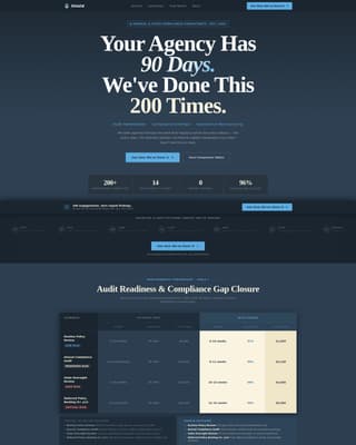 Shield - Authoritative Governmentconsulting Landing Page Template