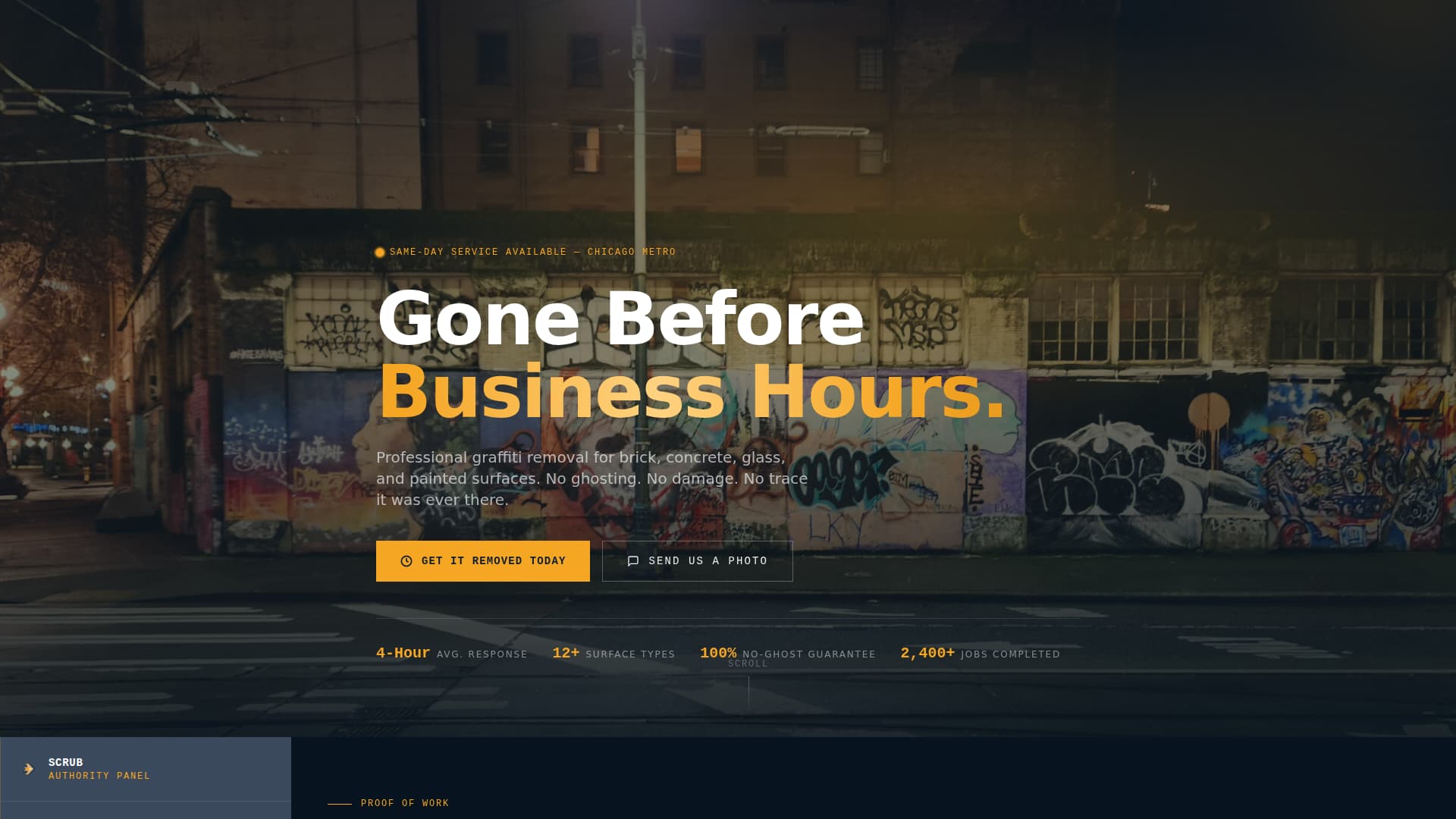 Specialist Specialty Cleaning Professional Website Template