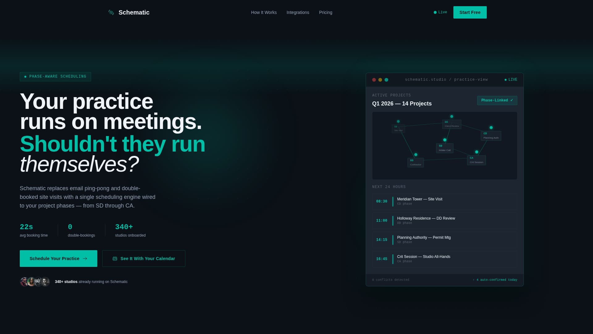 Architecture Firm Software Appointment Booking Website Template