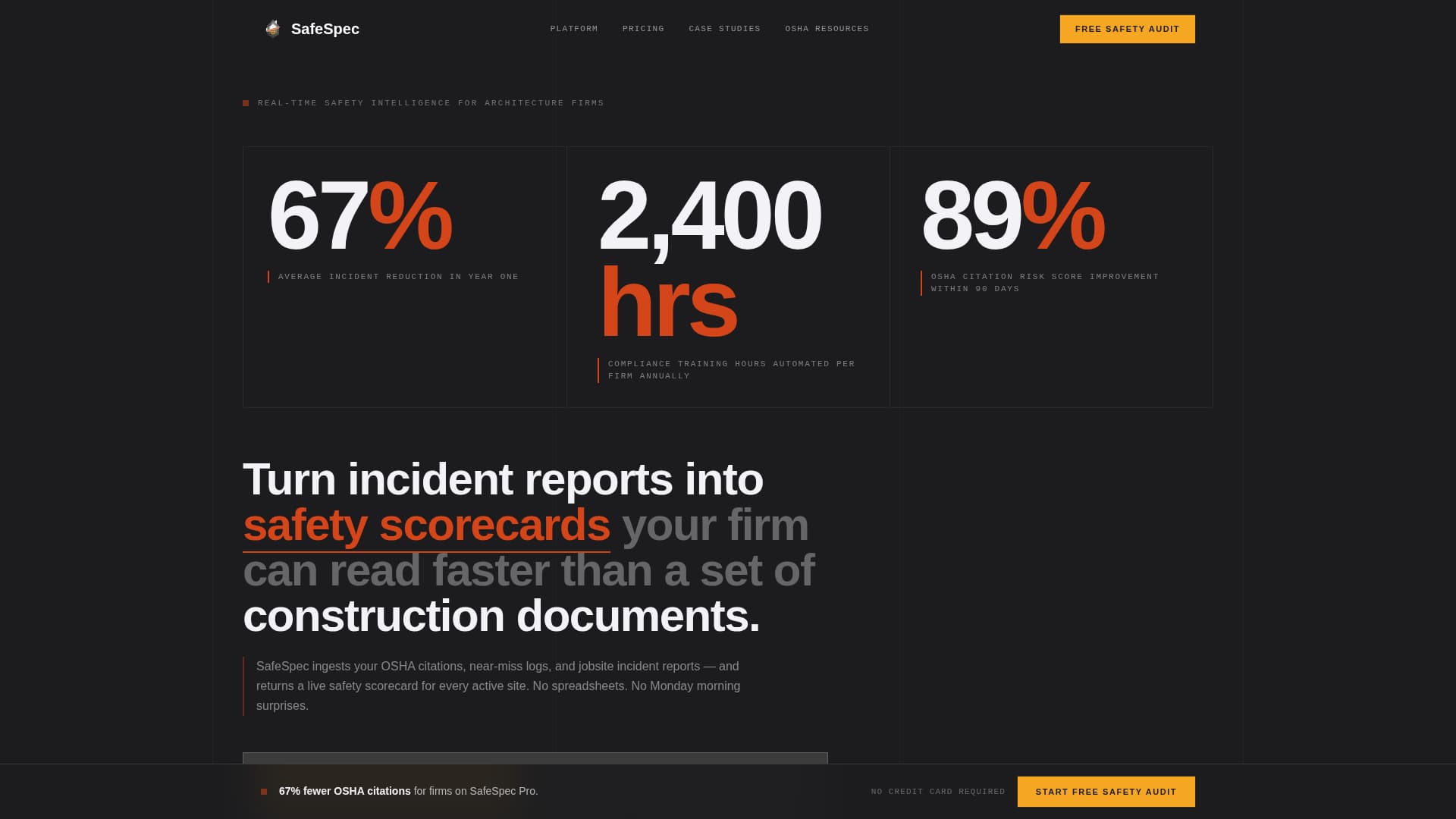 Architecture Firm Software Pricing & Packages Website Template