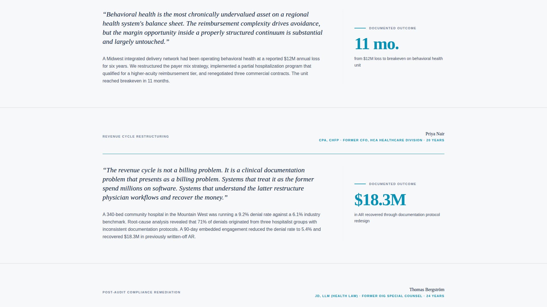 Specialist Consulting & Advisory Blog & Content Website Template