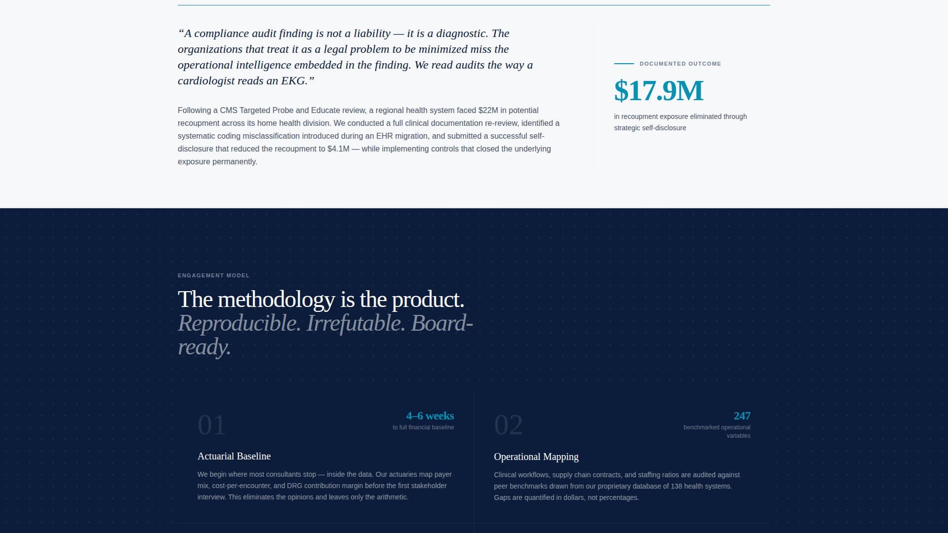 Specialist Consulting & Advisory Blog & Content Website Template