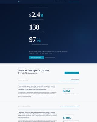 Specialist Consulting & Advisory Blog & Content Website Template
