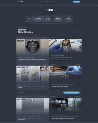 Fixhk - Rapid Appliance Landing Page Template