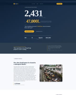 Gutterhk - Authoritative Drainage Landing Page Template