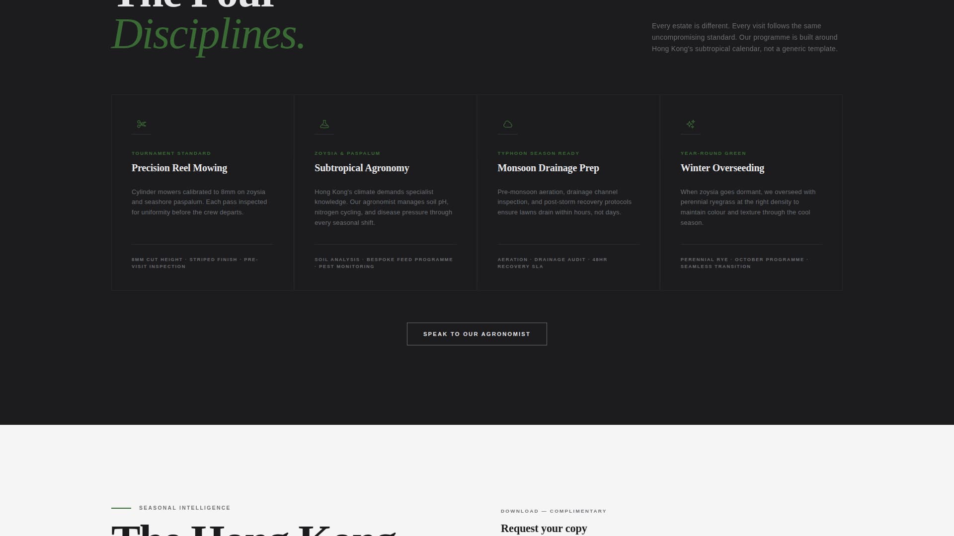 Turf - Prestigious Lawncare Landing Page Template