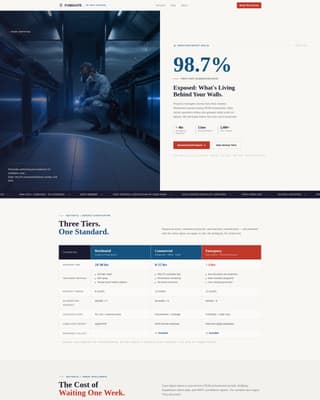 Fumigate - Precision Pestcontrol Landing Page Template