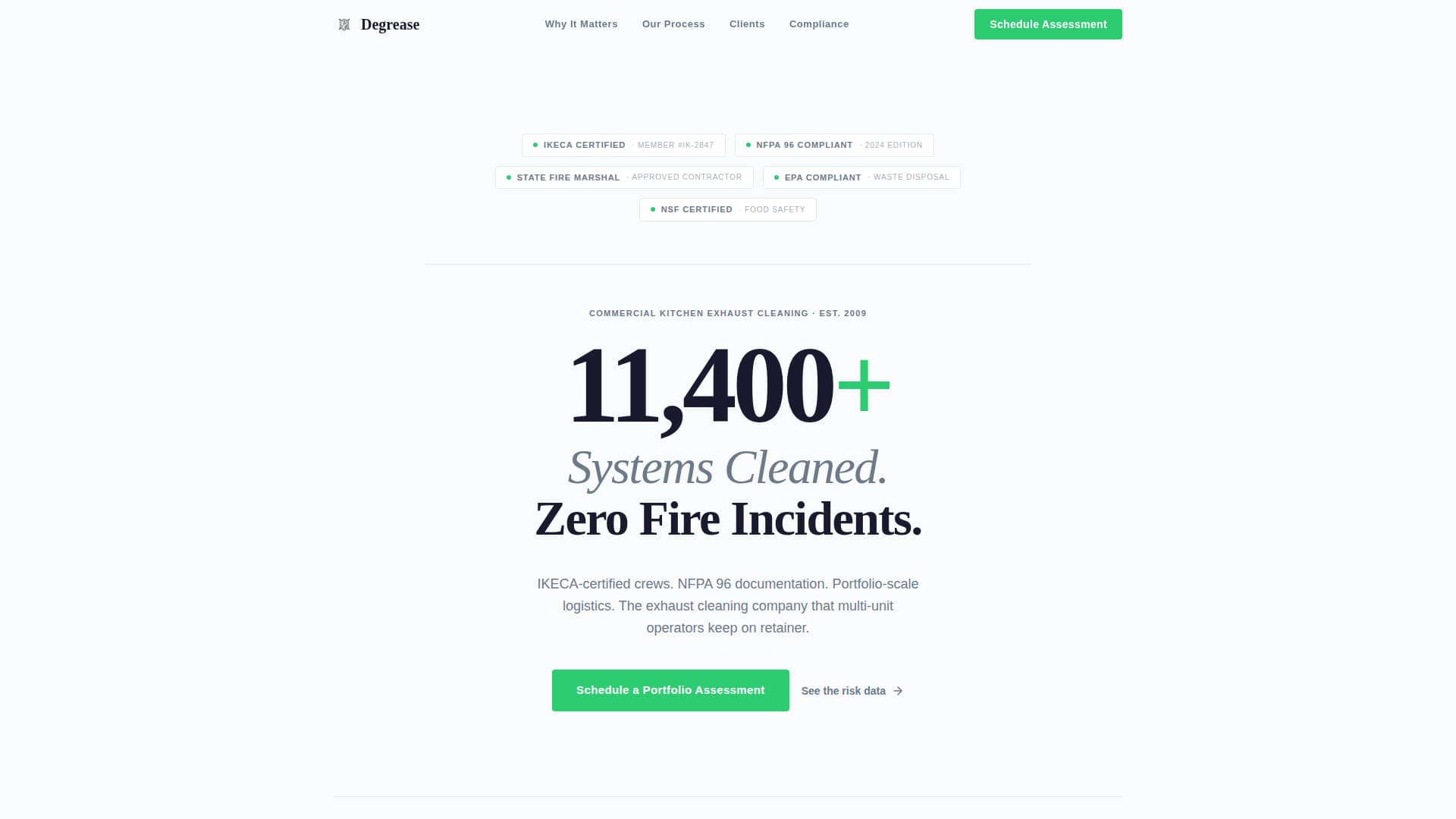Specialty Cleaning Privacy Policy & Terms Website Template
