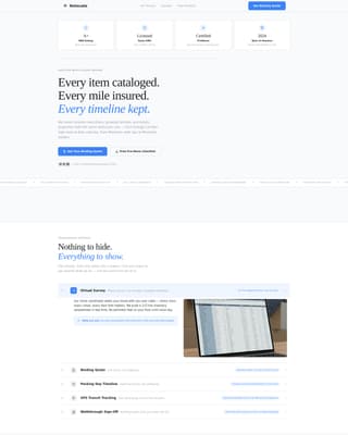 Relocate - Precision Moving Landing Page Template