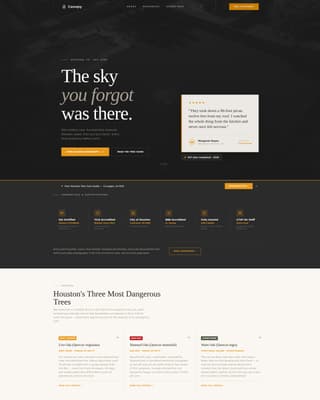Canopy — Licensed Tree Removal Landing Page Template