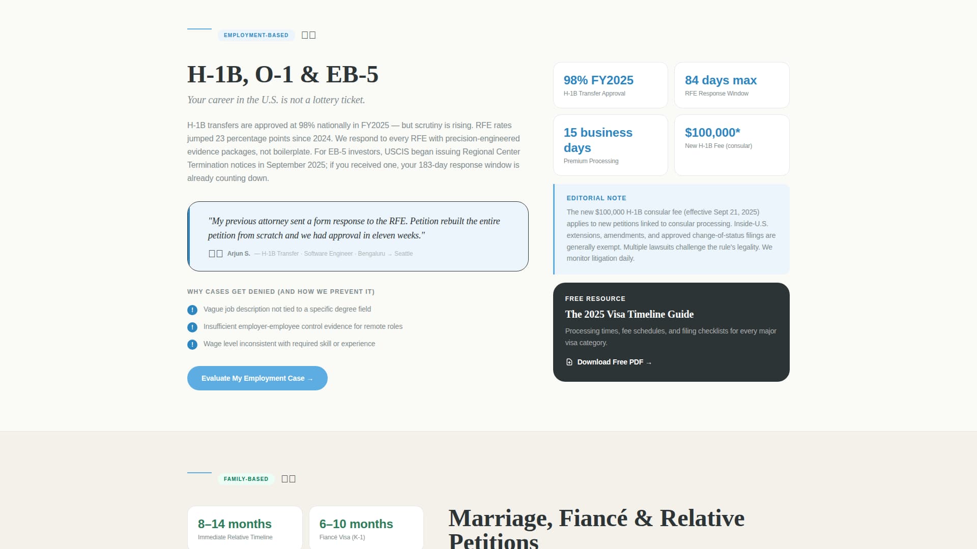 Law Firm & Attorney Reviews & Social Proof Website Template