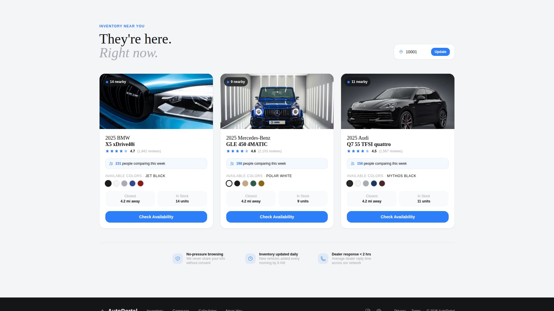 Portal - Powerful Automotive Portal Landing Page Template