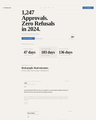 Passage - Trusted Immigration Landing Page Template