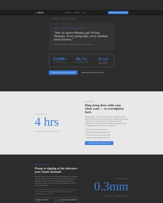Jeweler & Bench Worker Business Appointment Booking Website Template