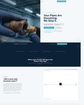 Crystal — Proven Mineral Removal Landing Page Template