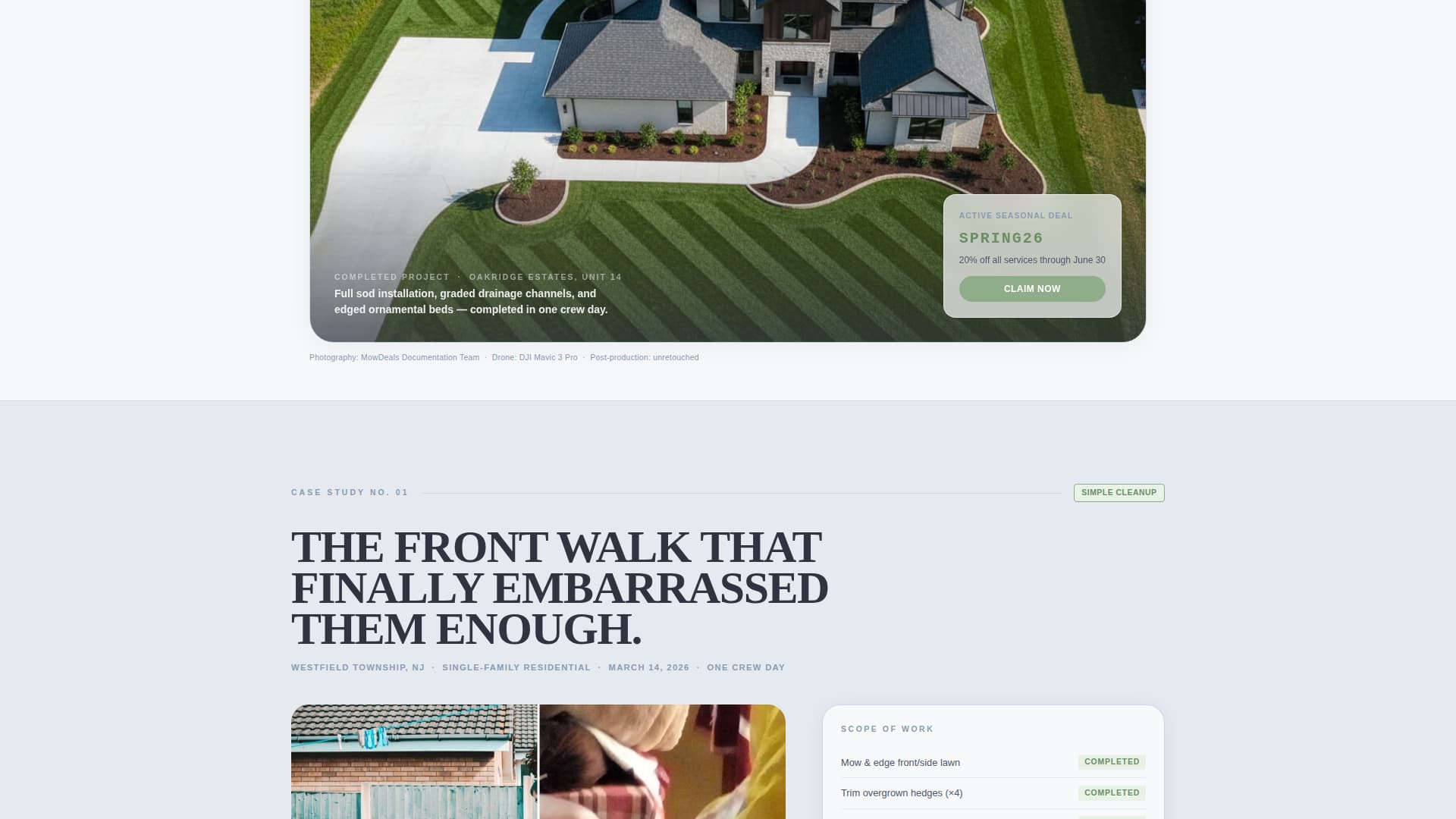 Landscaper Marketing Blog & Content Website Template