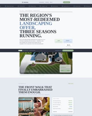 Landscaper Marketing Blog & Content Website Template