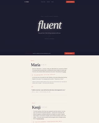 Specialist Language School Marketing Professional Website Template