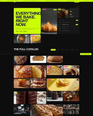 Crumb - Bold Bakery Landing Page Template