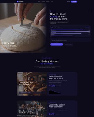 Proof - Intelligent Bakery Landing Page Template