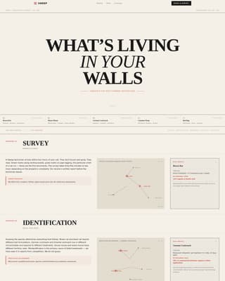 Sweep - Authoritative Pestcontrol Landing Page Template