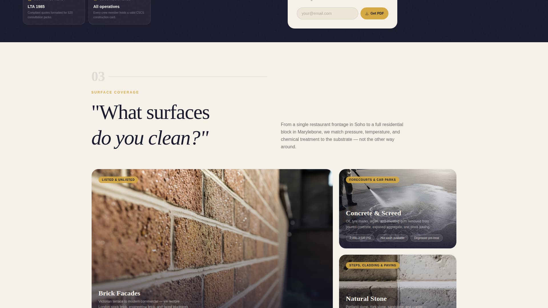 Blast — Trusted Exterior Cleaning Landing Page Template