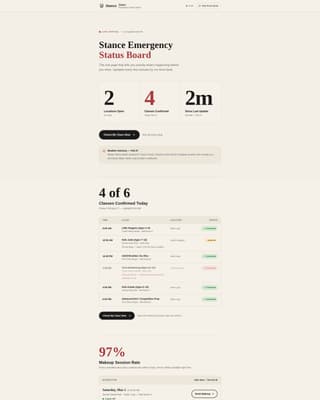 Martial Arts School Marketing Specialist Booking Website Template