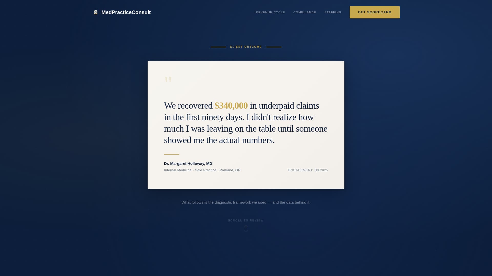 Healthcare Consulting Booking Website Template