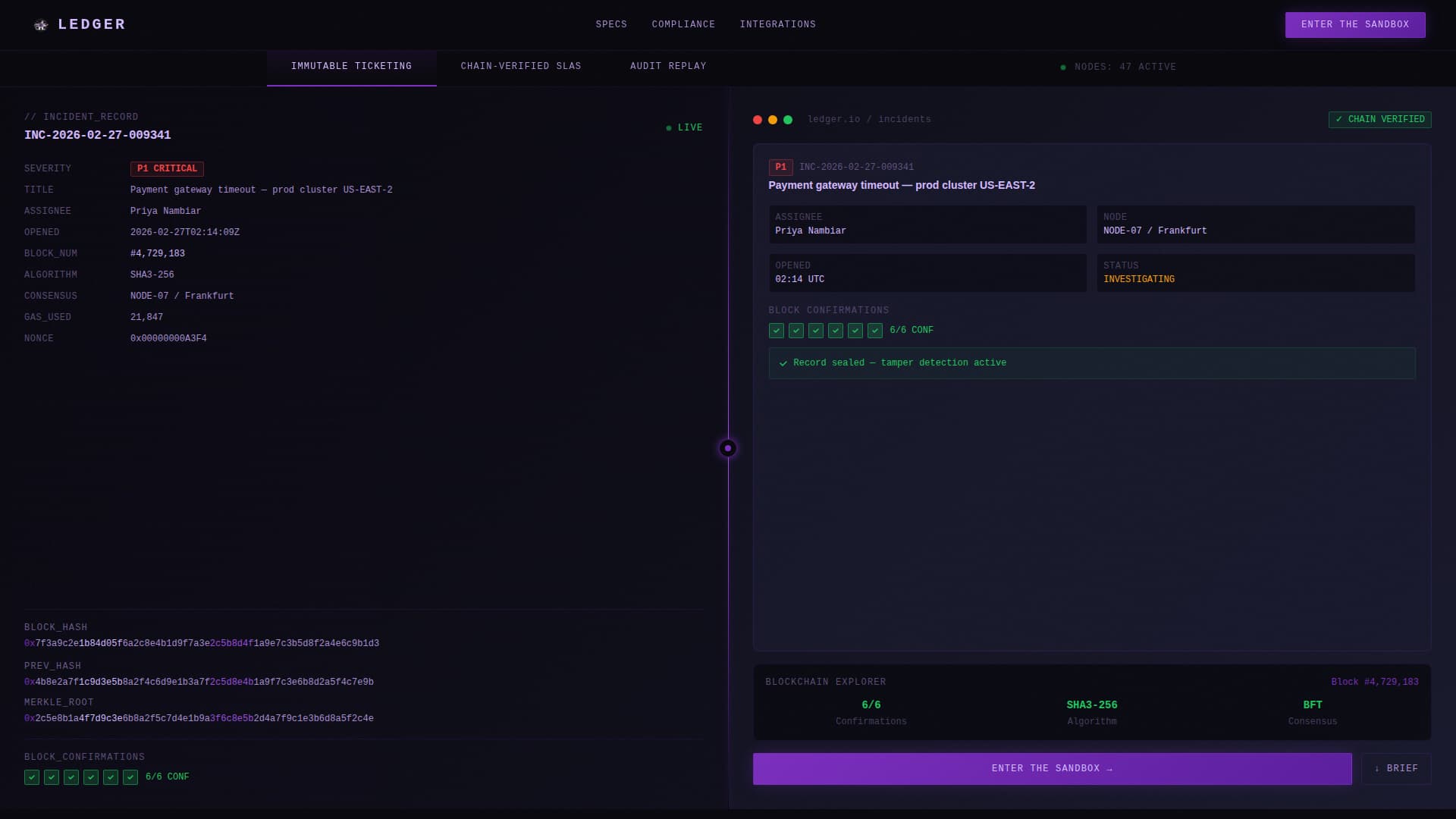 Blockchain-Based Enterprise Software Specialist Directory Website Template