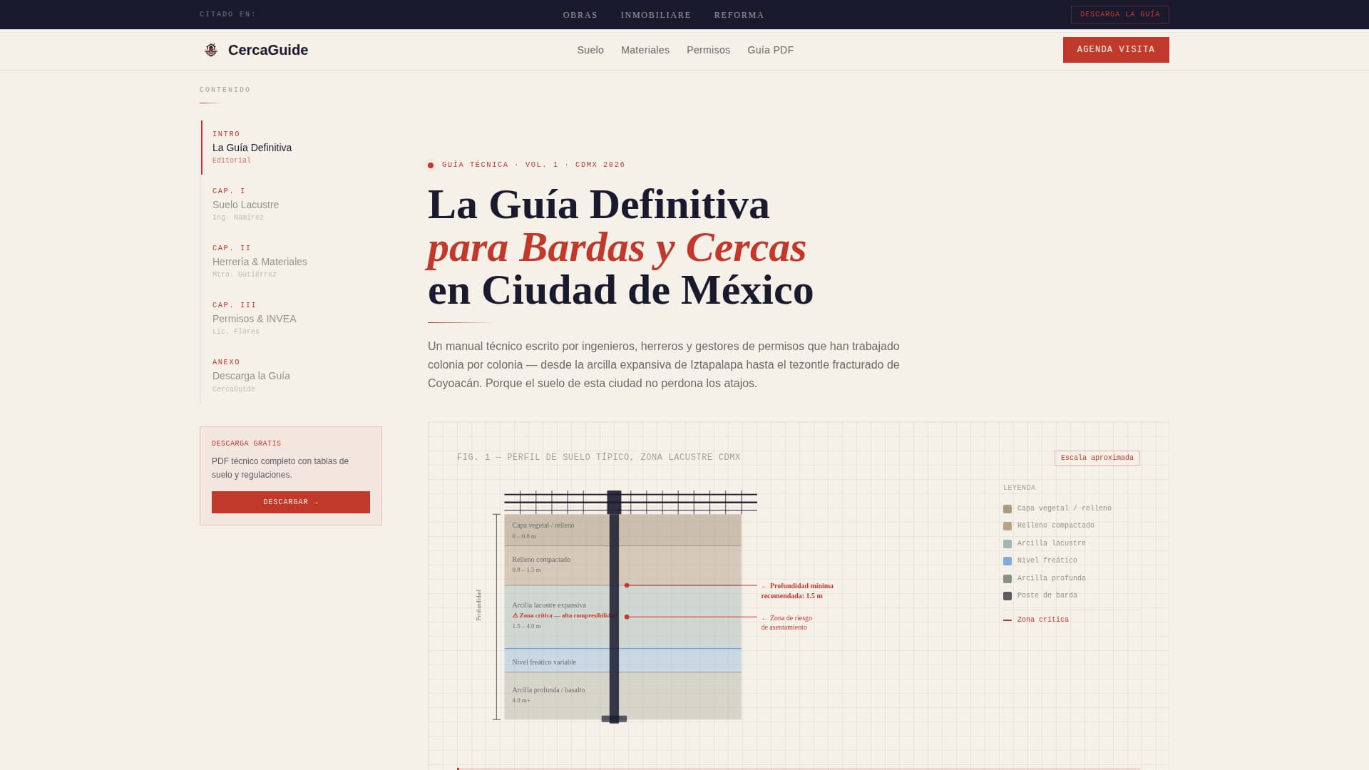 Cerca - Authoritative Fencing Landing Page Template