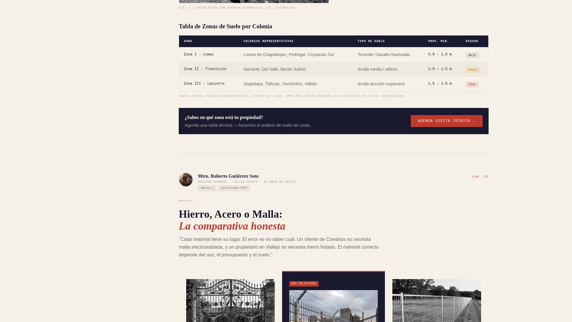 Cerca - Authoritative Fencing Landing Page Template