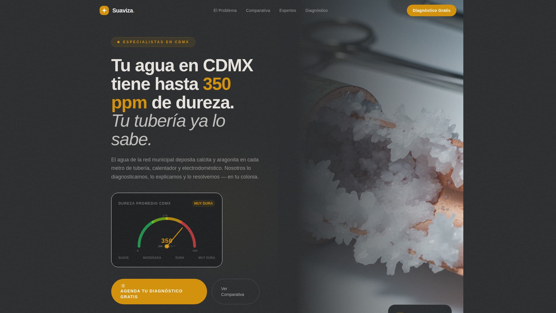 Suaviza - Expert Watertreatment Landing Page Template